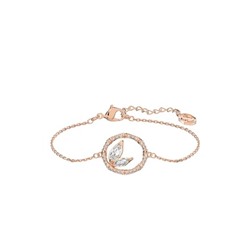 Pulsera con cristales Swarovski Dellium - Chapado en oro rosa