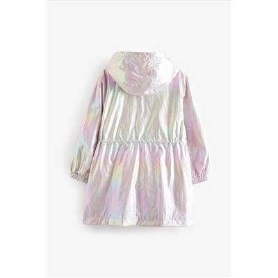 Metallic Shower Resistant Rainbow Foil Cagoule Jacket (3-16yrs)