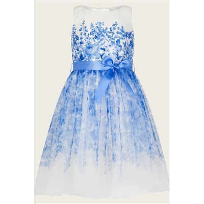 Monsoon Blue Gabriella Floral Dress