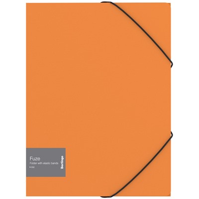 Папка на резинке Berlingo "Fuze" А4, 600мкм, оранжевая