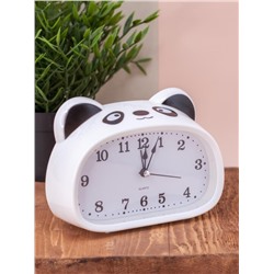 Часы-будильник "Cute panda", white