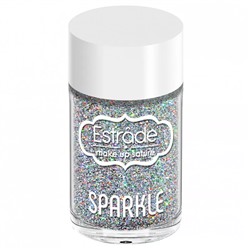 ES Глиттер рассыпчатый Sparkle 51 серебряный голографик, шт