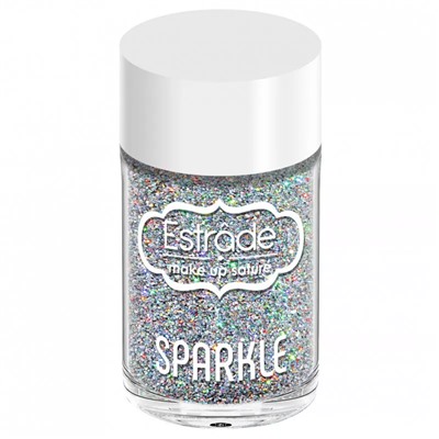 ES Глиттер рассыпчатый Sparkle 51 серебряный голографик, шт