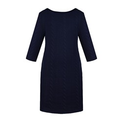 Синее школьное платье для девочки 82402-ДШ18
