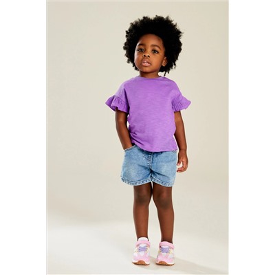 Frill Short Sleeve T-Shirt (3mths-7yrs)