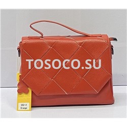 052-2 orange сумка Wifeore натуральная кожа 19х27х9