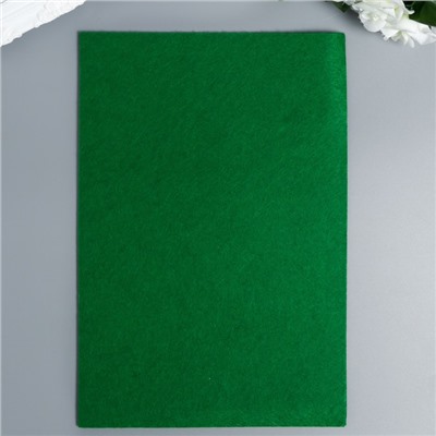 Фетр жесткий 1 мм "Летняя зелень" набор 10 листов формат А4