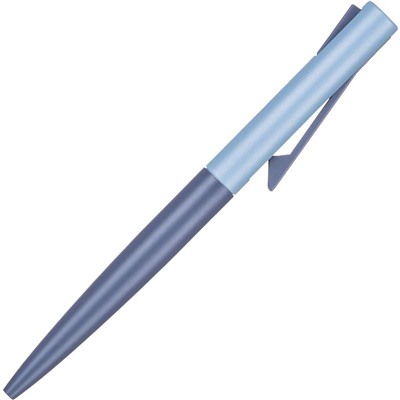 Ручка шариковая Attache Selection Unique,син.ст.автомат. серо-голуб.корпус