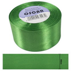 Лента атласная 2д (50 мм) (зеленый) 19 (8299)