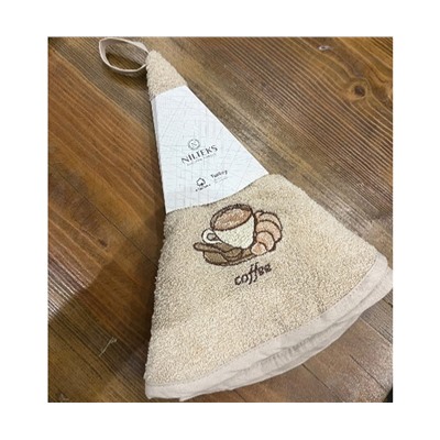 Махровое Круглое Полотенце Q-60 cм. 1 PC ROUND TERRY TOWEL Nilteks