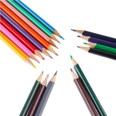 Цветные карандаши, 24 цвета, трехгранные, My Little Pony