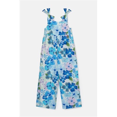 Angel & Rocket Roma Blue Floral Print Jumpsuit