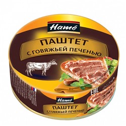 "Hame" Паштет из говяжей печени ж/б 250 гр.