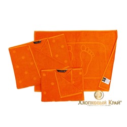 полотенца махровые Бон Пари оранж