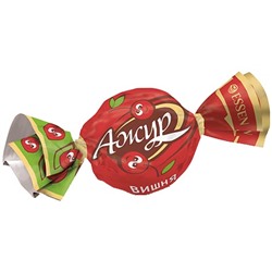 Конфеты Ажур-Вишня глазированные, Эссен Продакшн, пакет, 1 кг х 4 шт.