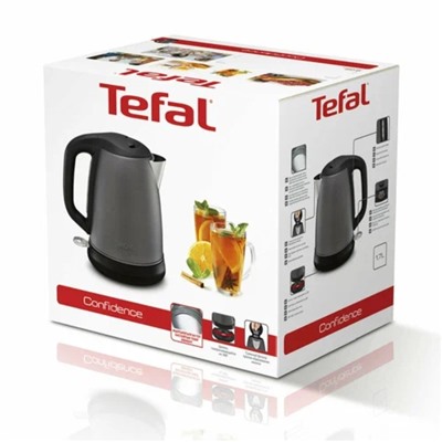 Чайник электрический Tefal KI270930, металл, 1.7 л, 2400 Вт, серый