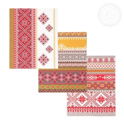 Набор полотенец АРТ Дизайн из рогожки "Домашний очаг (красный)"
