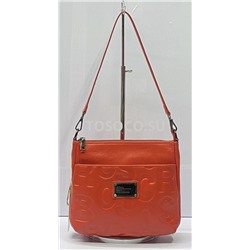 1110 orange сумка Wifeore натуральная кожа 28x7х23