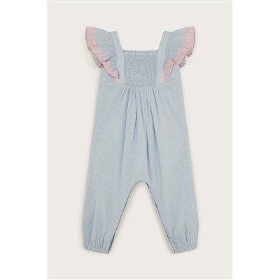 Monsoon Baby Blue Easter Romper