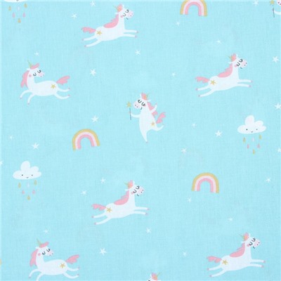 Постельное бельё Этель 1,5 сп Magical unicorn, 143х215 см, 150х214 см, 50х70 см -1 шт, 100% хл, бязь