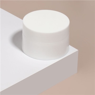 Баночка для хранения, 20 мл, d = 5,3 см, цвет белый