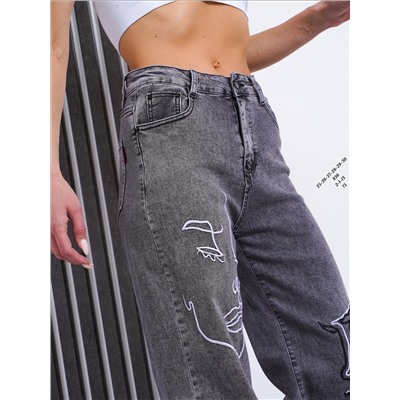 Женские джинсы палаццо 👖 ☑️ Качество отличное  ☑️ Хлопок с добавлением стрейча ☑️ Посадка высокая , рост модели 170