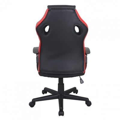 Кресло компьютерное BRABIX Fighter GM-008 экокожа черное/красное 532506 (1)