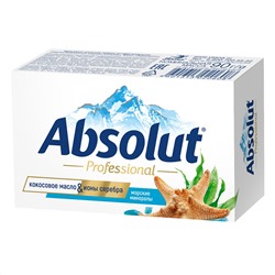 Мыло туалетное твердое "Absolut" "Professional" 90г, морские минералы (Россия)