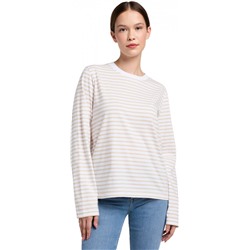 Лонгслив женский LS STRIPE TEE OATMEAL