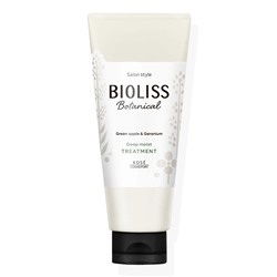 KOSE Ботанический бальзам "Bioliss Botanical" для сухих волос с органическими экстрактами и эфирными маслами «Максимальное увлажнение» (2 этап) 200 г / 36