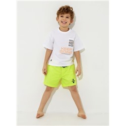 20134750008, Купальные шорты детские для мальчиков Bismark лайм