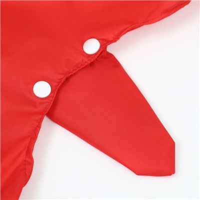 Комбинезон для собак, демисезонный с чехлами на лапы, размер XL (ДС 50, Ог 42), красный