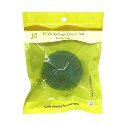 Спонж конняку для умывания J:ON - ECO-Sponge Green Tea - Зелёный чай