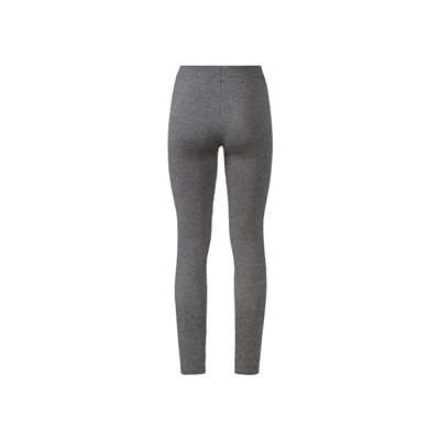 esmara® Damen Leggings, 2 Stück, normale Leibhöhe