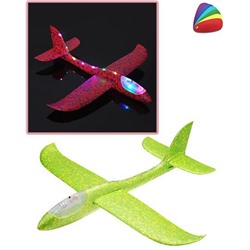 Игрушечный самолет из пенопласта с подсветкой, в ассортименте