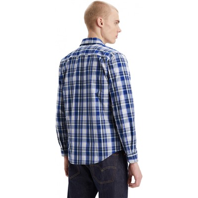 Рубашка мужская CLASSIC 1 PKT STANDARD BLUES