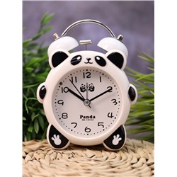 Часы-будильник "Panda", white