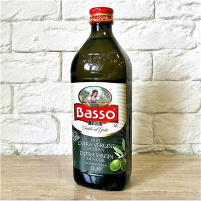 Масло оливковое EXTRA VIRGIN Basso 1 л (Италия)