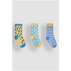 JoJo Maman Bébé 3-Pack Bee Print Socks