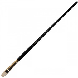 Кисть Щетина, плоская, №6, длинная ручка, дерево Artists Pinax 114006