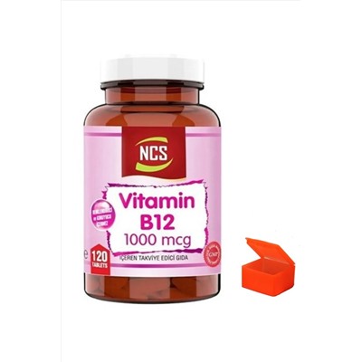 Ncs Vitamin B12 Metilkobalamin 1000 Mcg 120 Tablets + Hap Kutusu B12