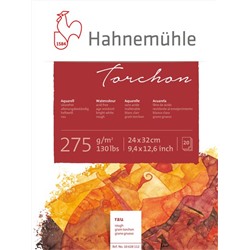 Hahnemuhle Альбом-склейка для акварели «Torchon», 275 г/м2, 24х32 см, 20 л, целлюлоза 100%, торшон