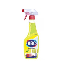 Средство д/мытья стёкол ABC Lemon 500мл (12шт/короб)