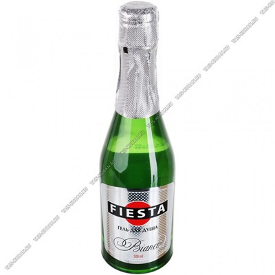 Гель д/душа 0,5л "Fiesta Bianco" форма бут.шампанского (20)