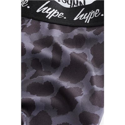 Hype. Kids Mono Leopard Black Leggings