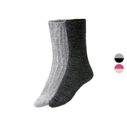 esmara® Damen Kuschelsocken, flauschig weich, 2 Paar