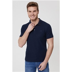 Мужская футболка с воротником-поло Tylen темно-синяя 212 LCM 242024