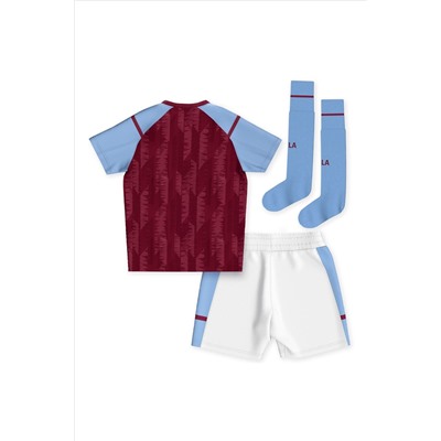 Fanatics Red Aston Villa Home Infant Kit T-shirt 2023-24