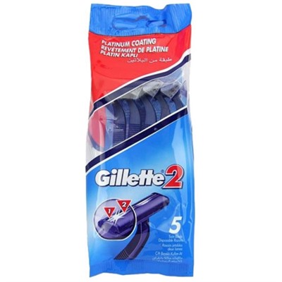 Одноразовые станки для бритья Gillette 2 (5 шт)