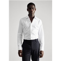 Camisa traje slim fit algodón -  Hombre | MANGO OUTLET España